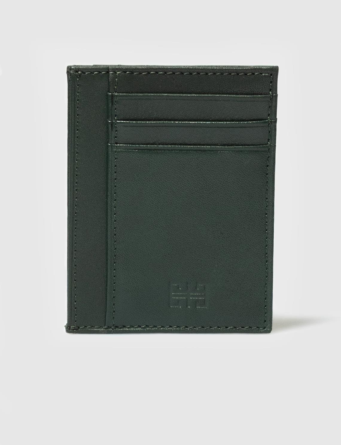 Green Genuine Leather Wallet