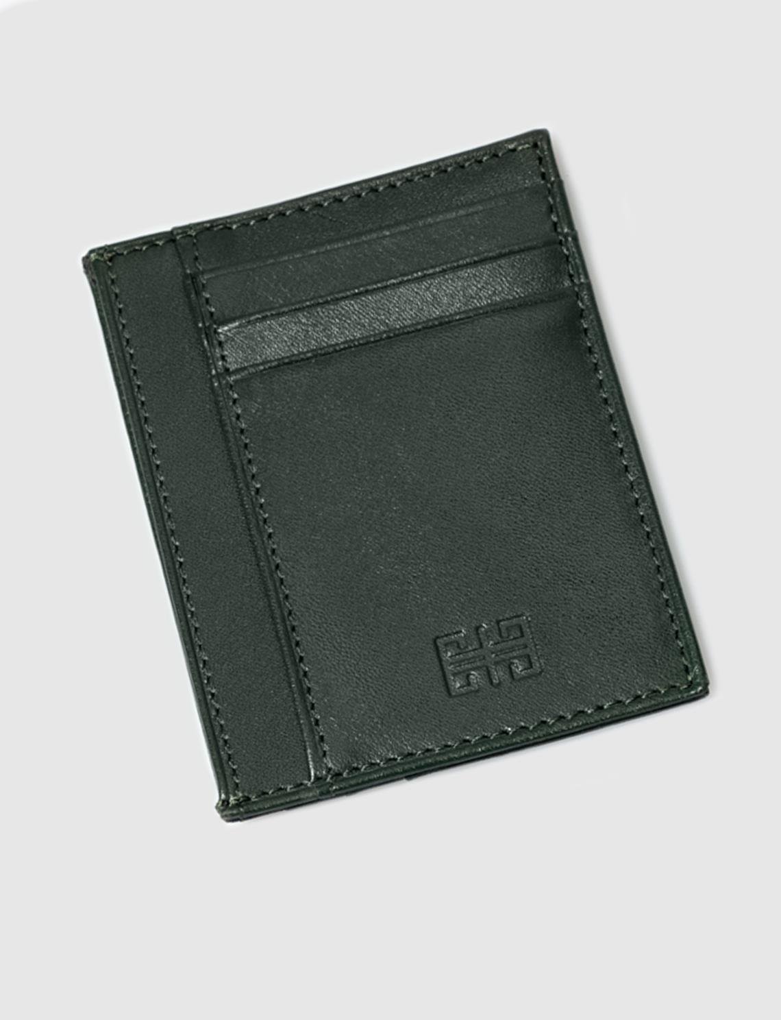 Green Genuine Leather Wallet