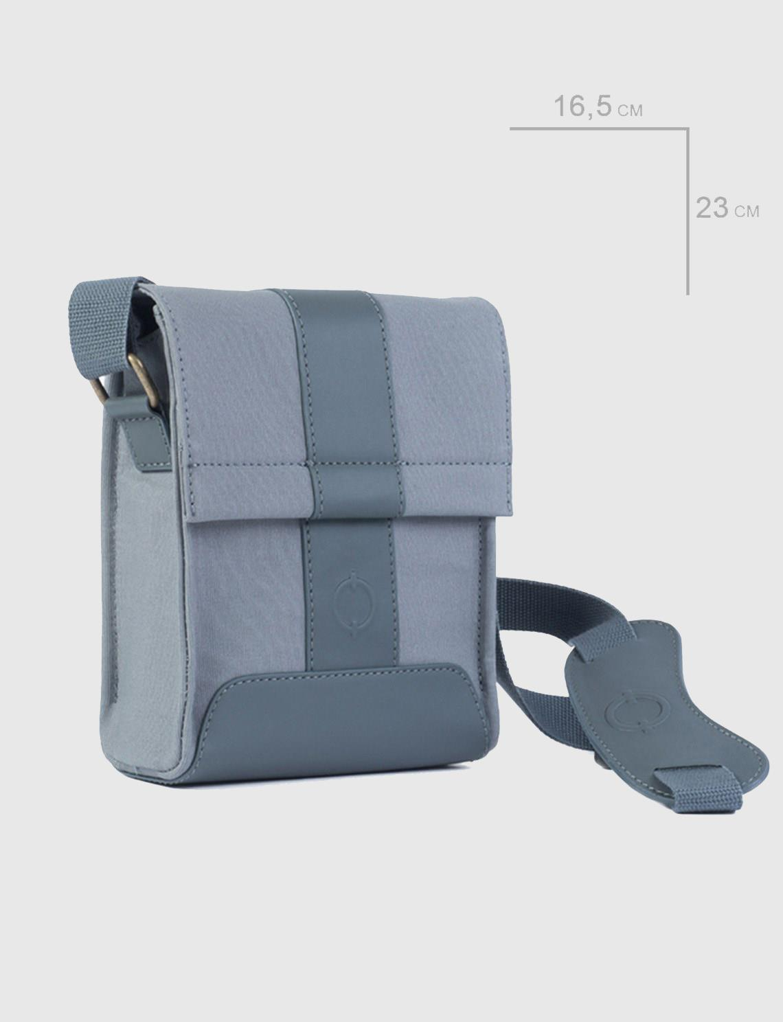 Grey Messenger Bag