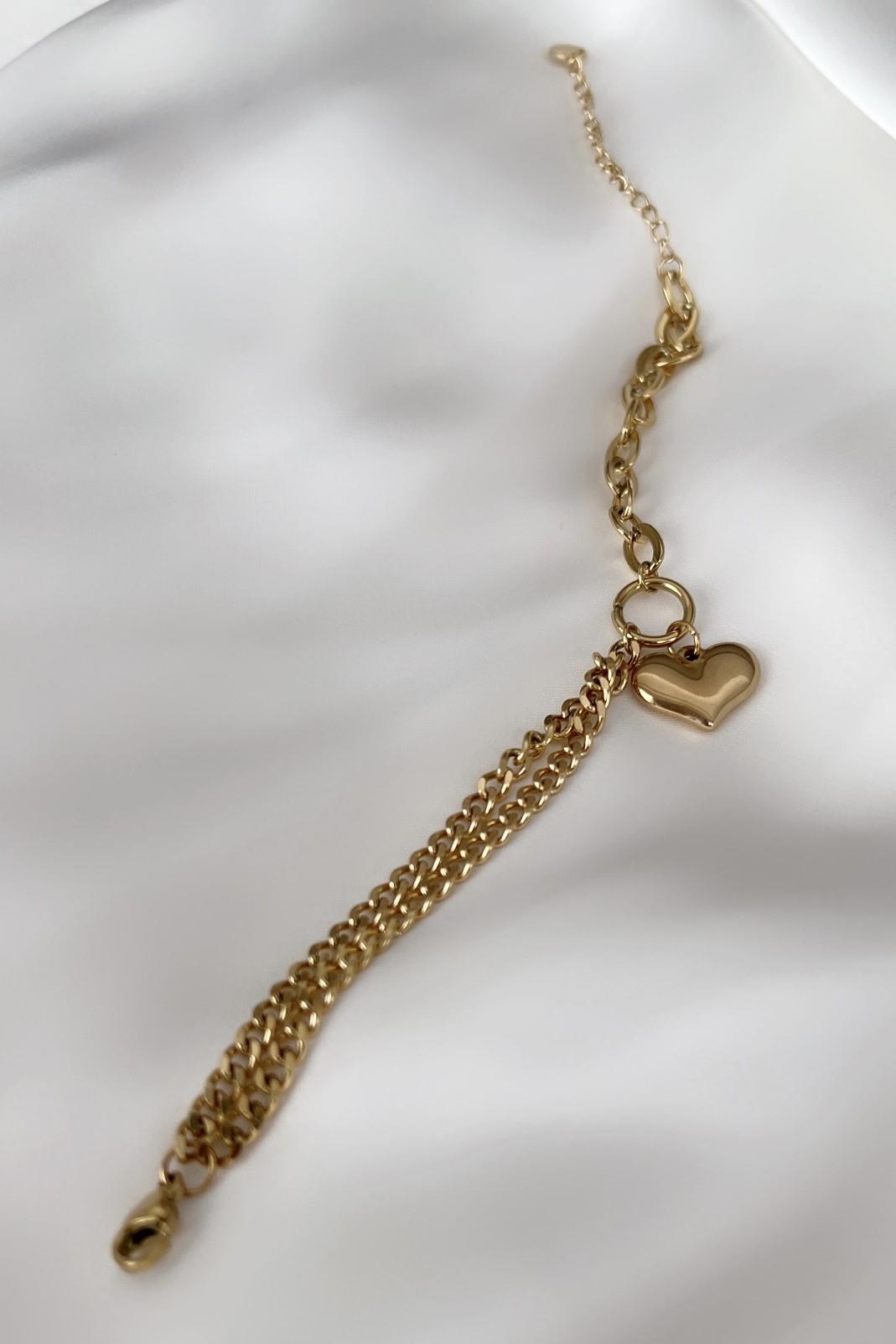 Petit Coeur Çelik Bileklik