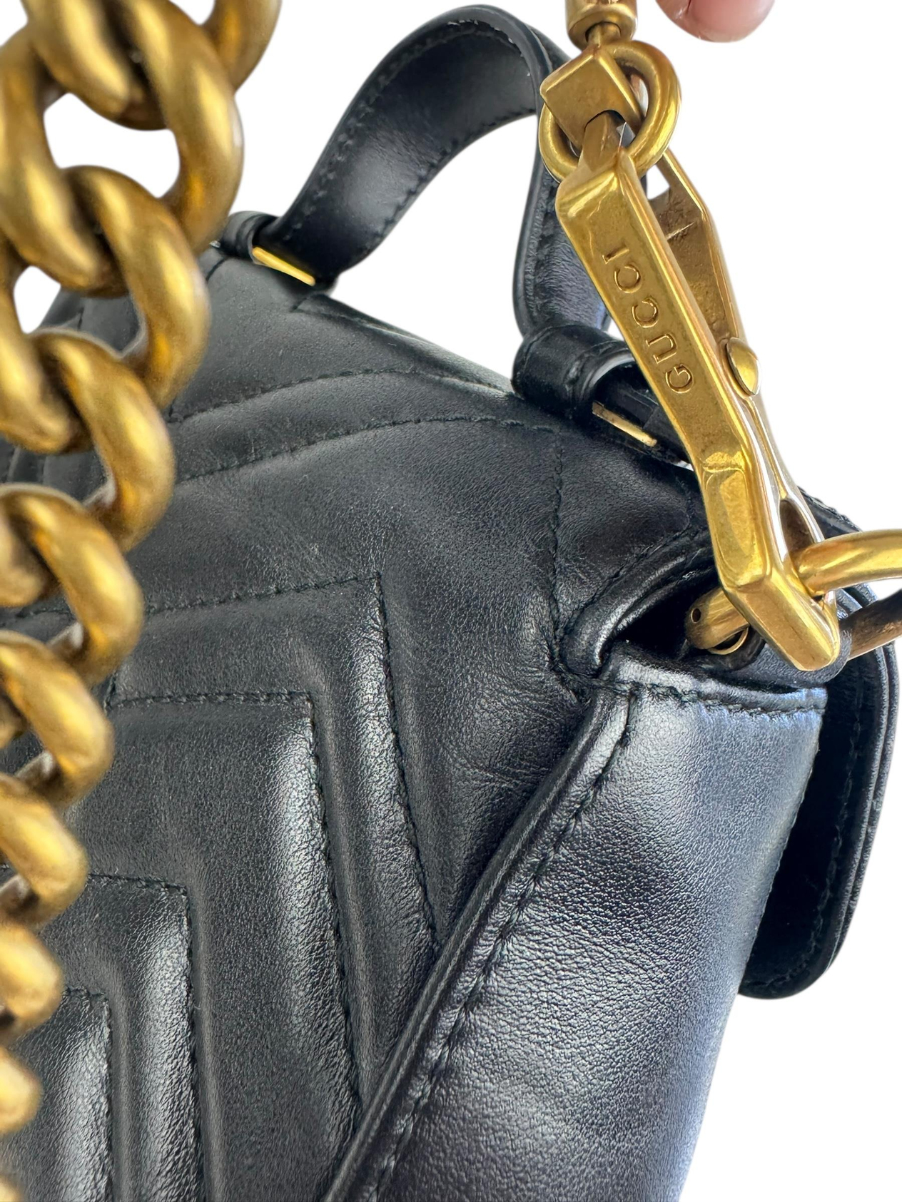 GUCCI MINI MARMONT CHAIN BAG 