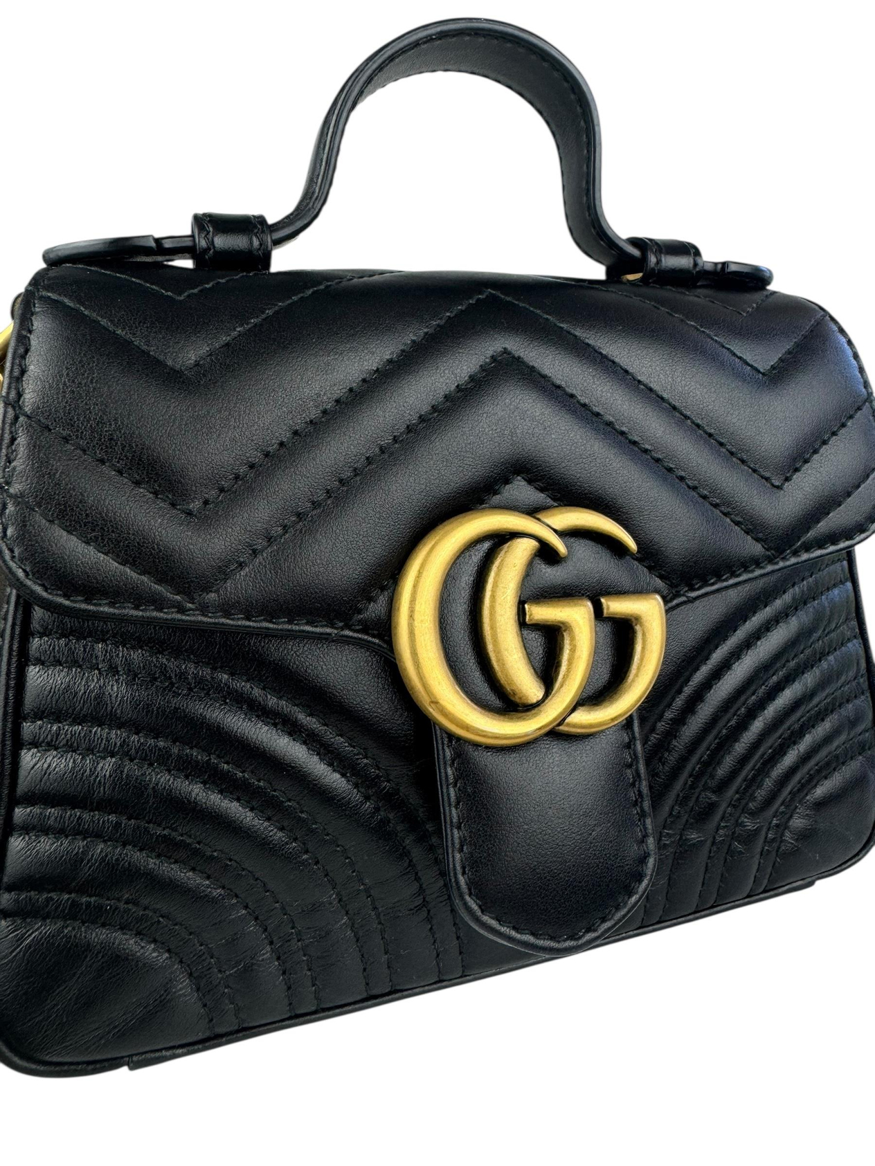 GUCCI MINI MARMONT CHAIN BAG 