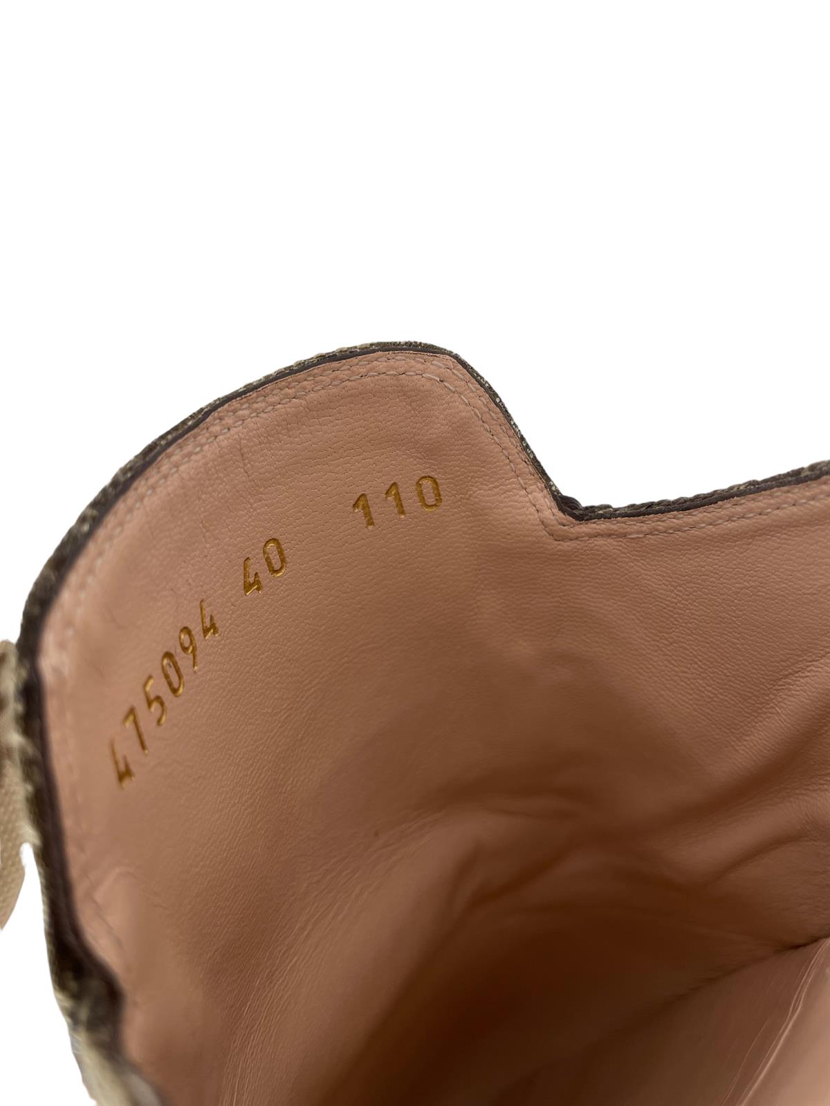 GUCCI SS23 PRINCETOWN GG MULES