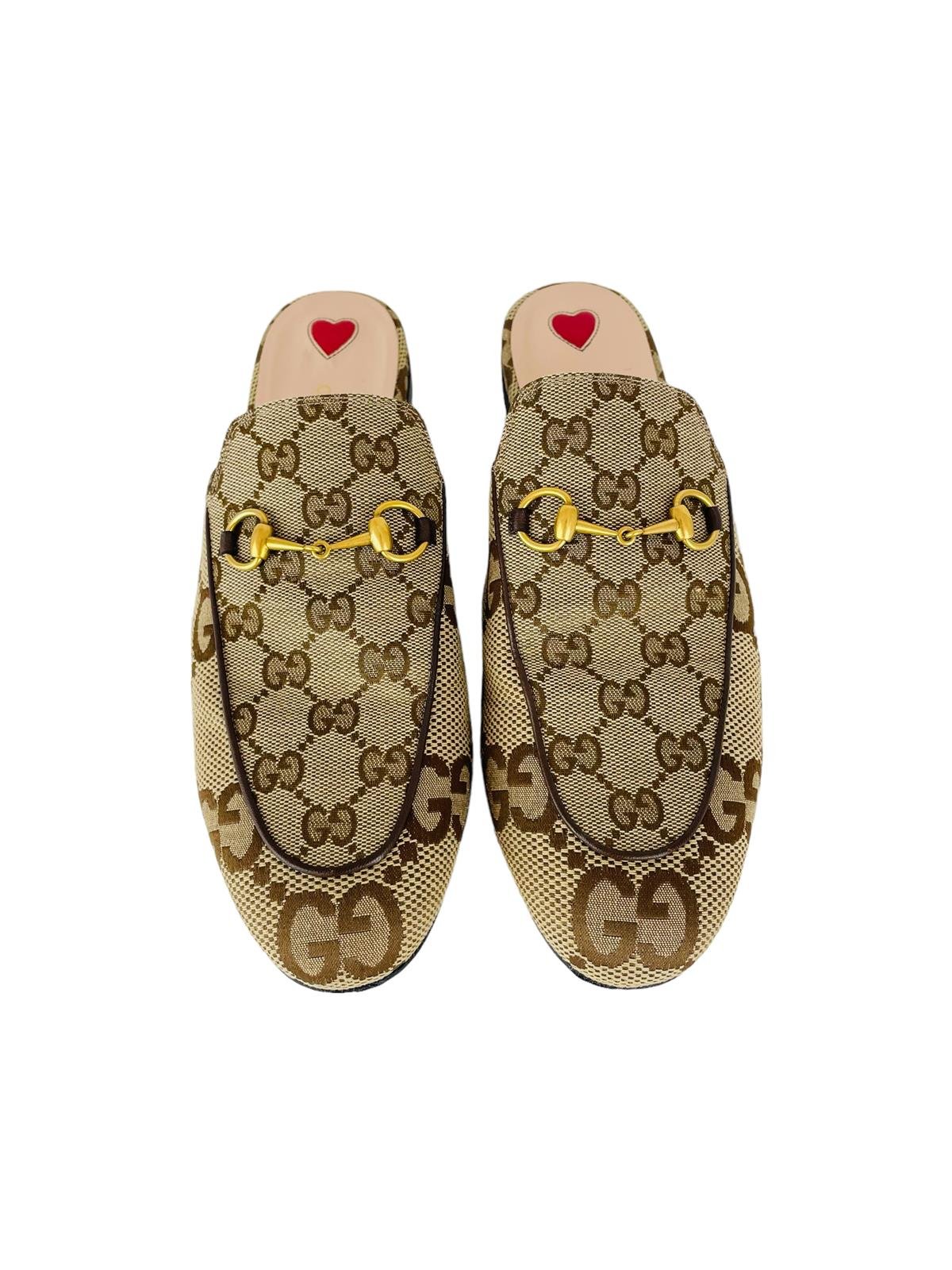 GUCCI SS23 PRINCETOWN GG MULES