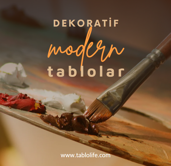 dekoratif modern tablolar