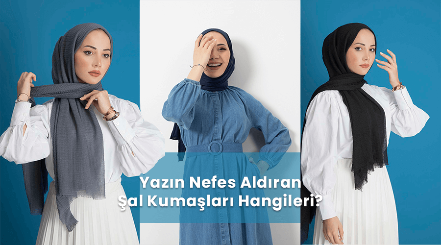 nefes alan şal kumaşları