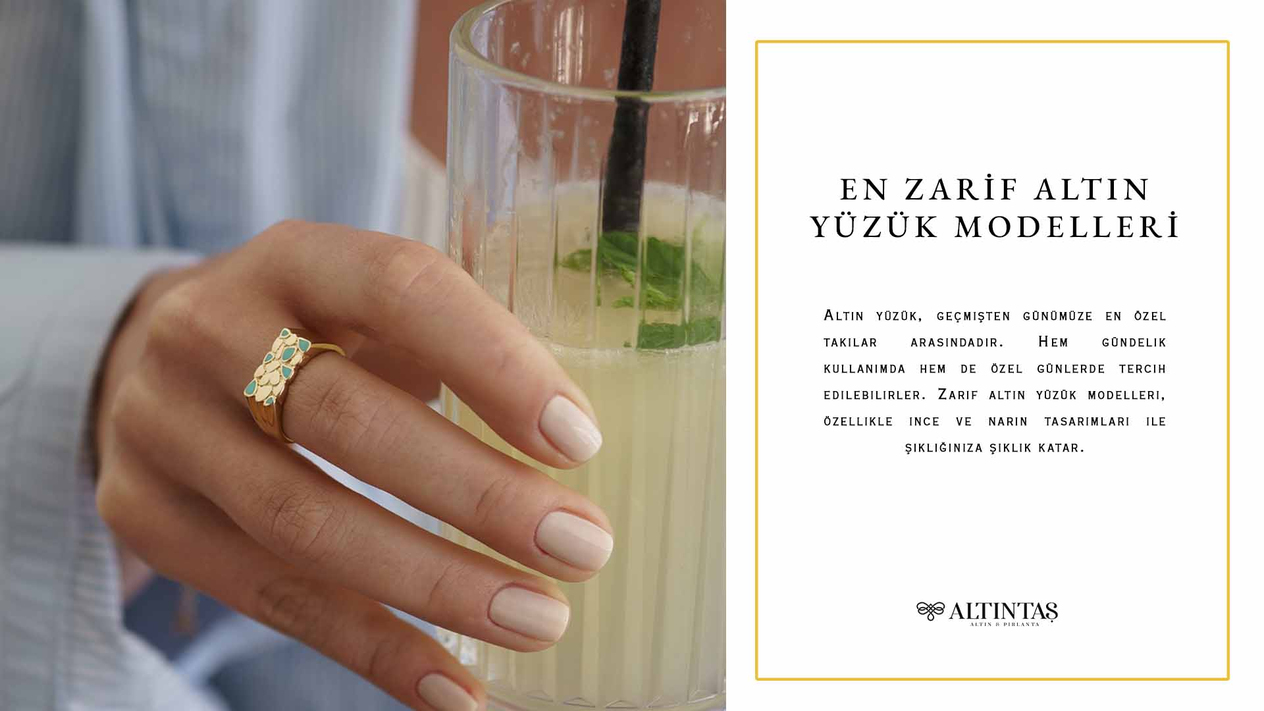 ALTIN YÜZÜK MODELLERİ