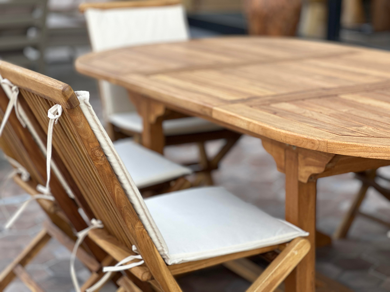 Kastra Argon Teak Masa Sandalye Seti 