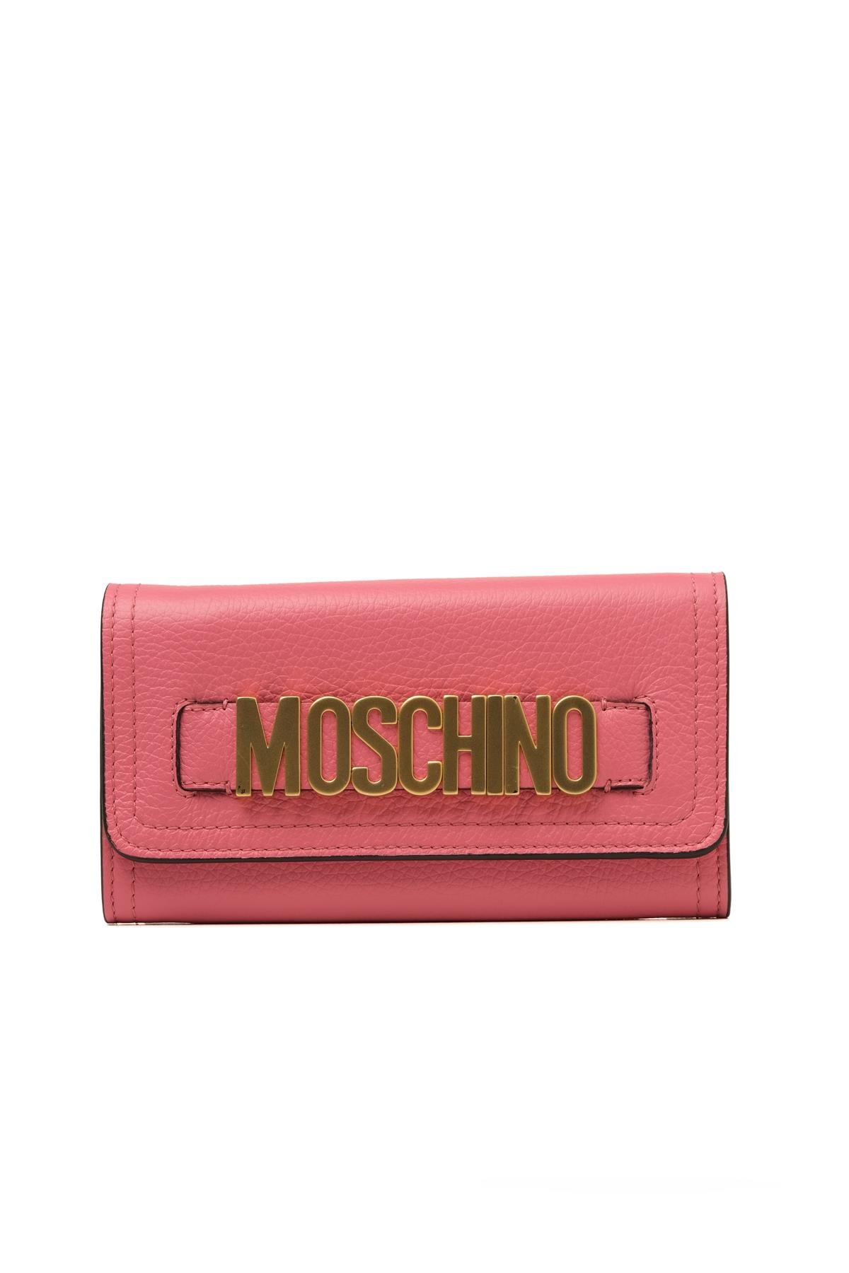 Pembe Logo Detaylı Cüzdan
