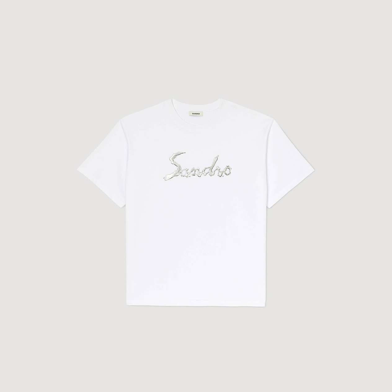 SANDROSandro Baskılı Pamuk T-Shirt