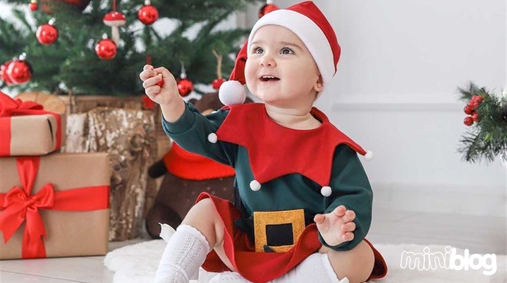 yılbaşı için bebek kombinleri
