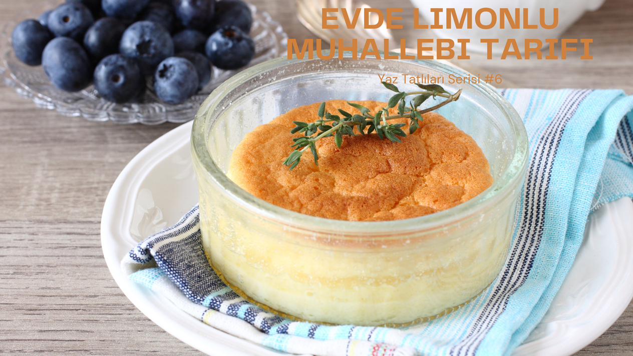 Evde Limonlu Muhallebi Tarifi