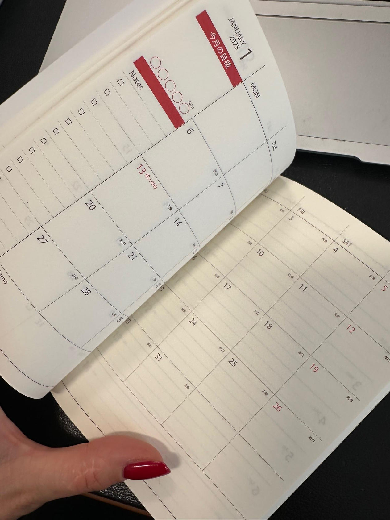 Anthracite 2024 A6 Planner Schedule Book