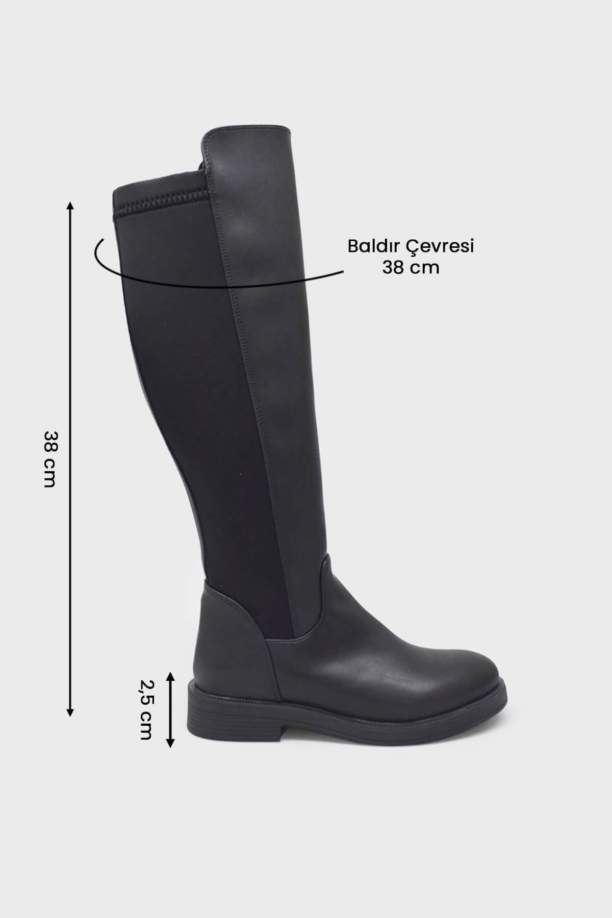 Beety Kadın Casual Çizme Siyah AKYN6004