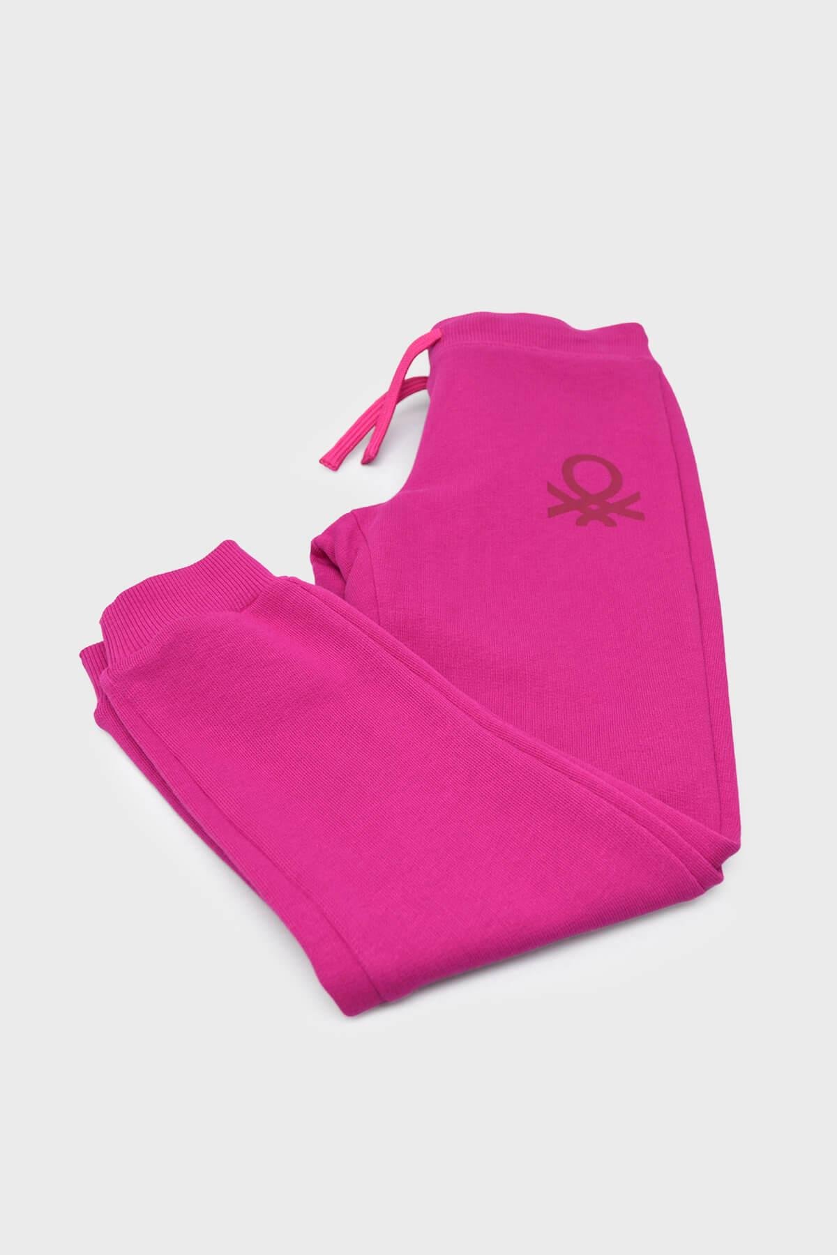 Benetton Unisex Çocuk Eşofman Altı Fuşya 222A3J68CF03E