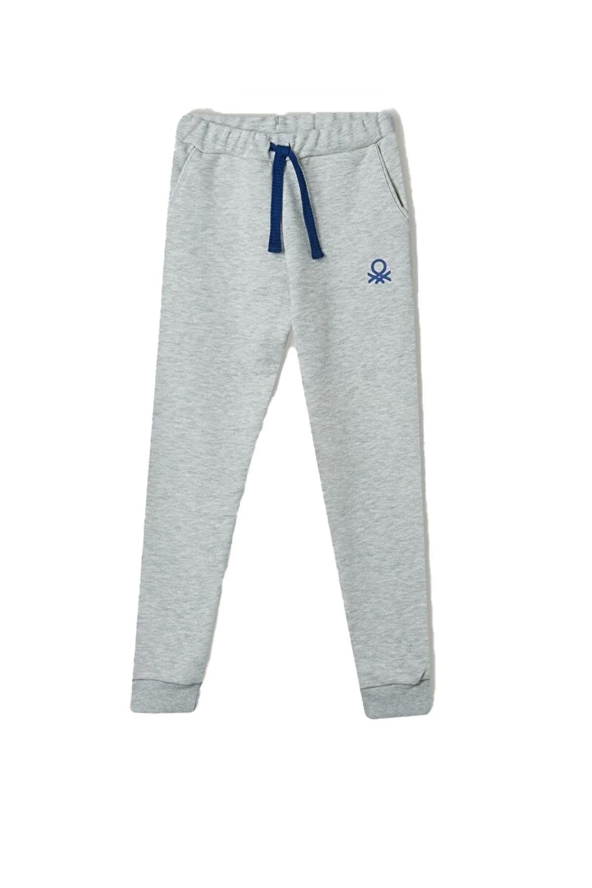 Benetton Unisex Çocuk Eşofman Altı Gri BNT-155UB