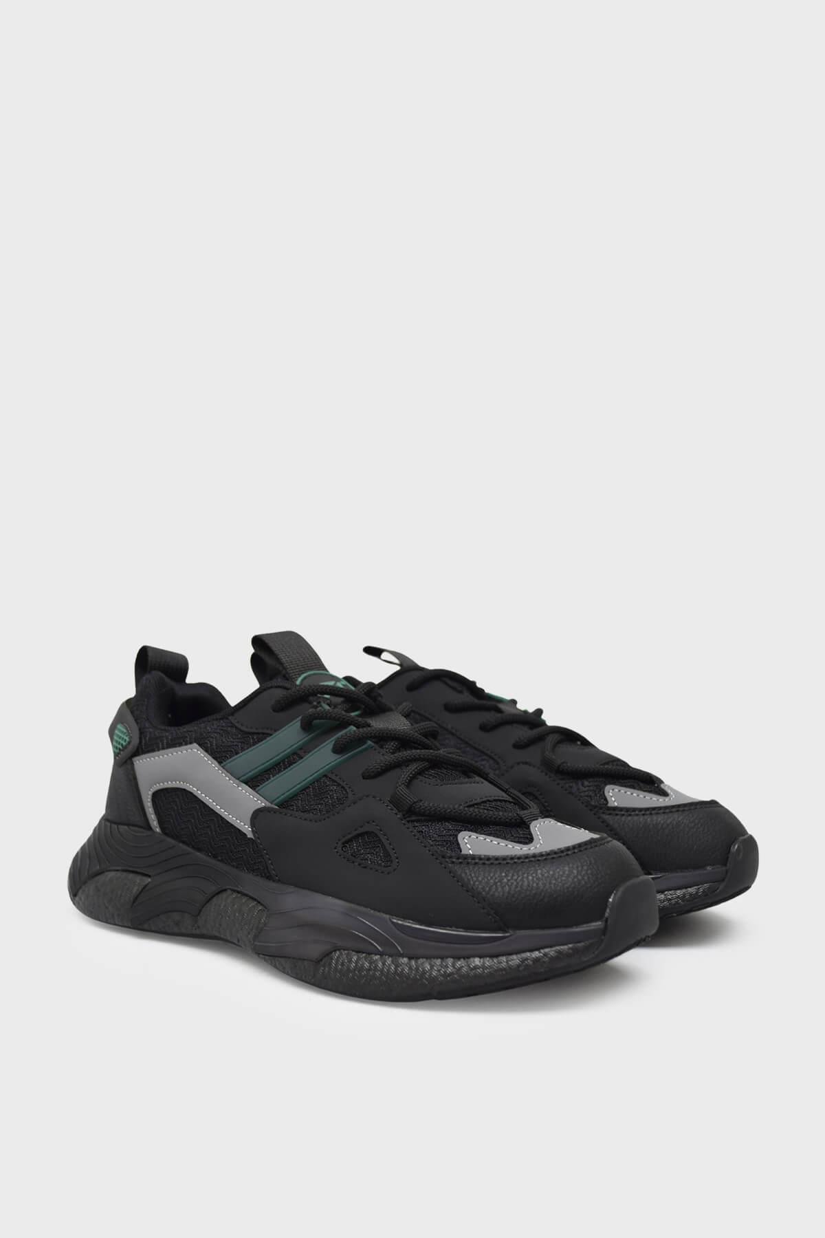Bulldozer Erkek Yazlık Sneakers Siyah BUL-241498