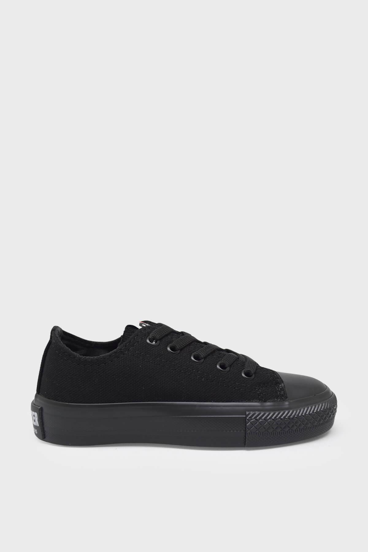 Bulldozer Unisex Çocuk Kısa Converse Spor Ayakkabı Siyah BUL-231902