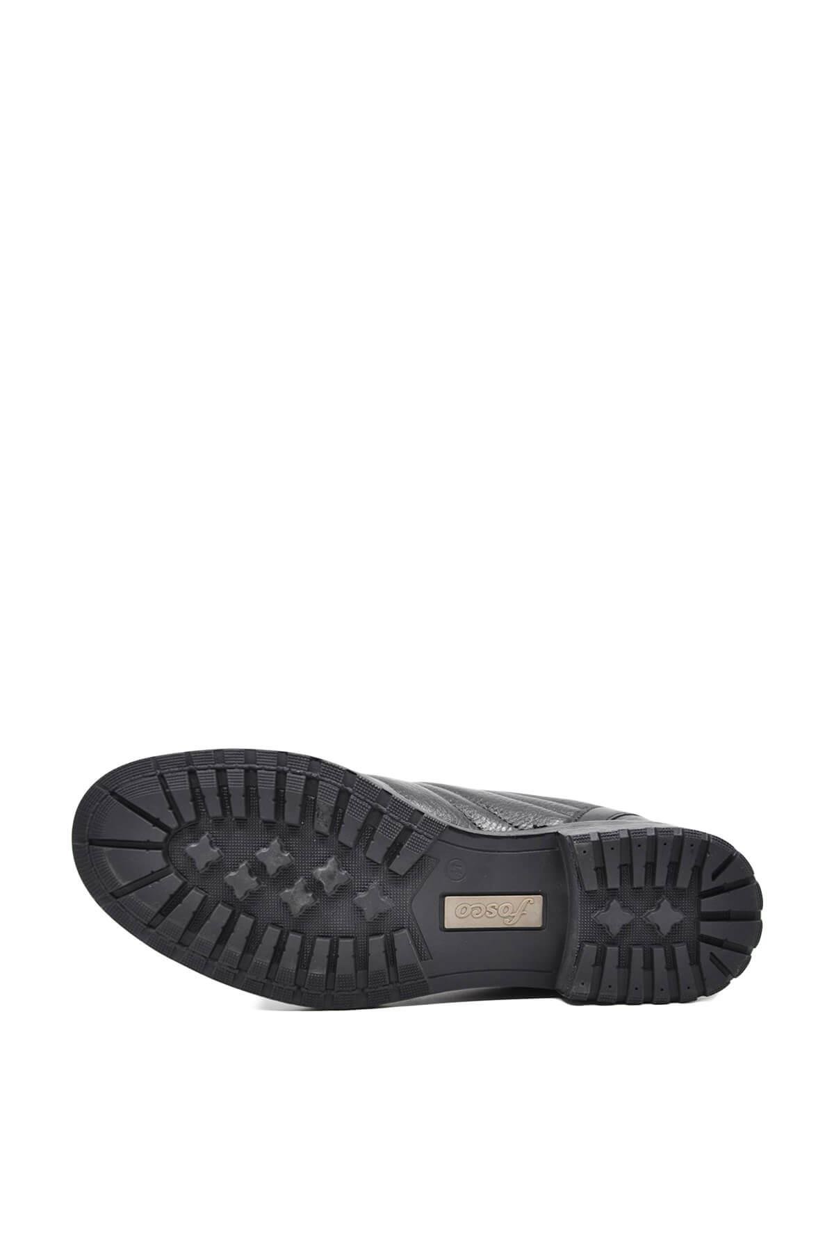 Fosco Erkek Casual Deri Ayakkabı Siyah FSC-2607
