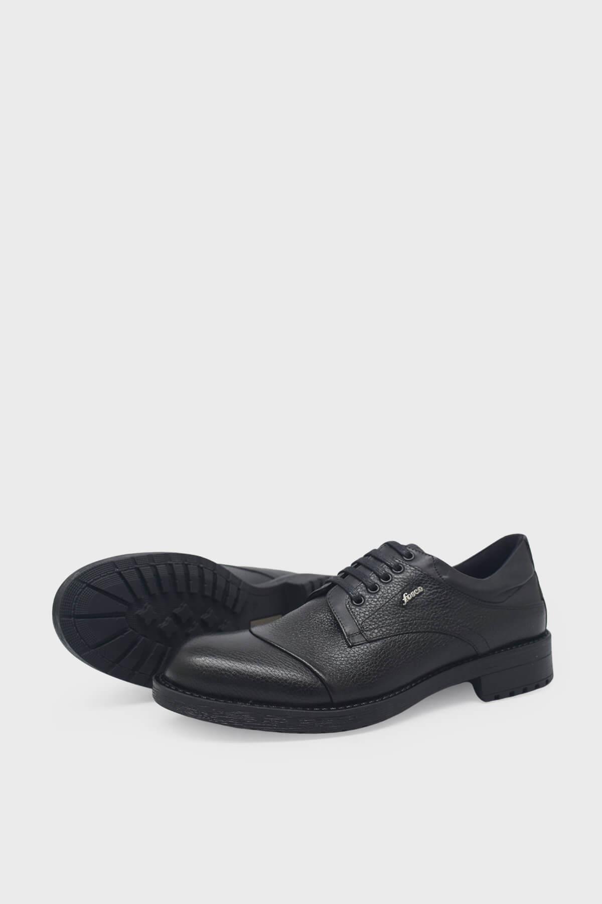 Fosco Erkek Casual Deri Ayakkabı Siyah FSC-7520