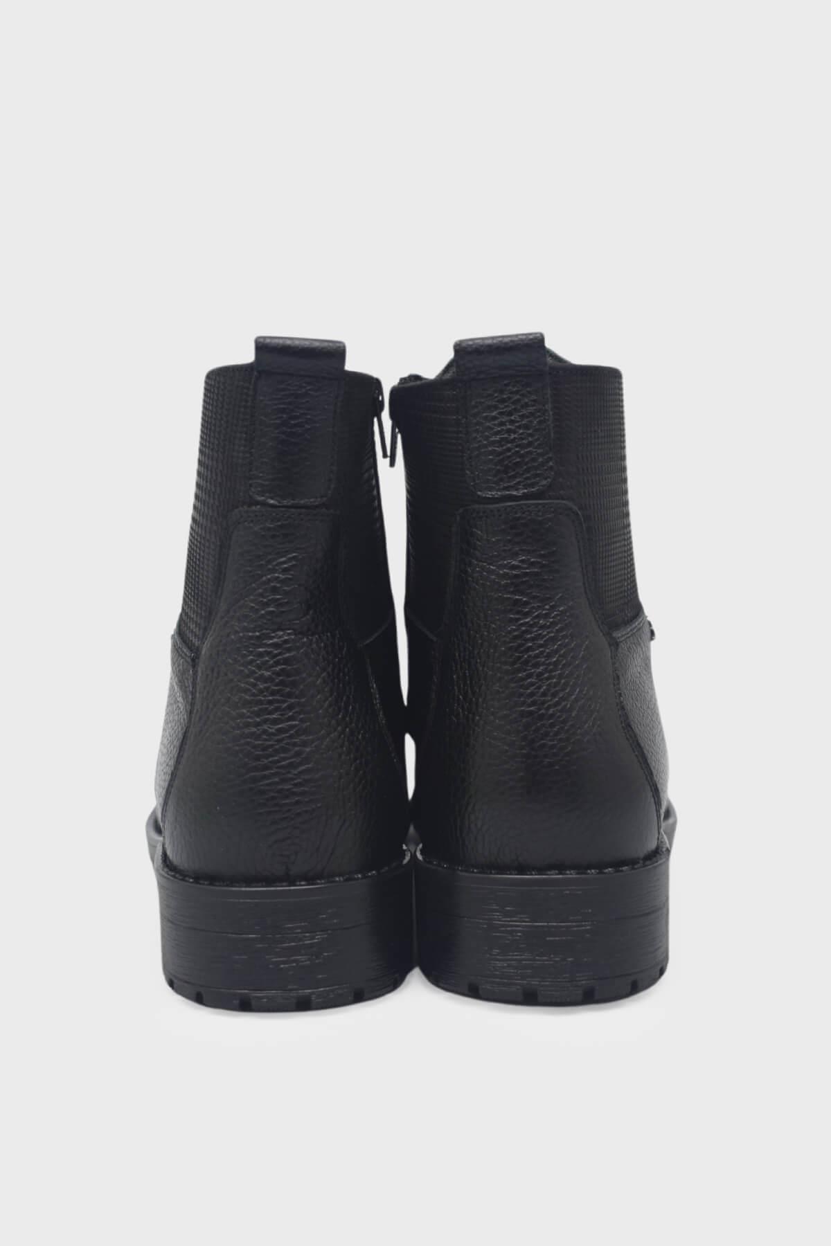 Fosco Erkek Casual Deri Bot Siyah FSC7580