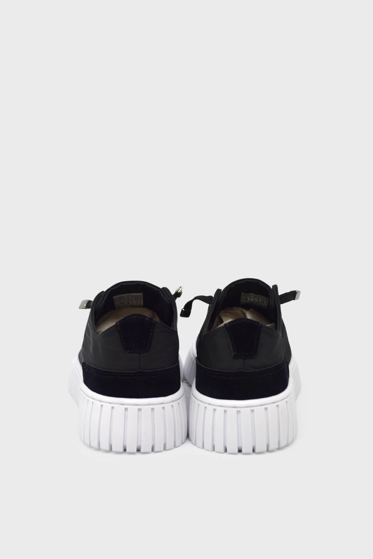 Gamelu Unisex Yazlık Tekstil Sneakers Siyah Beyaz GML2023-02