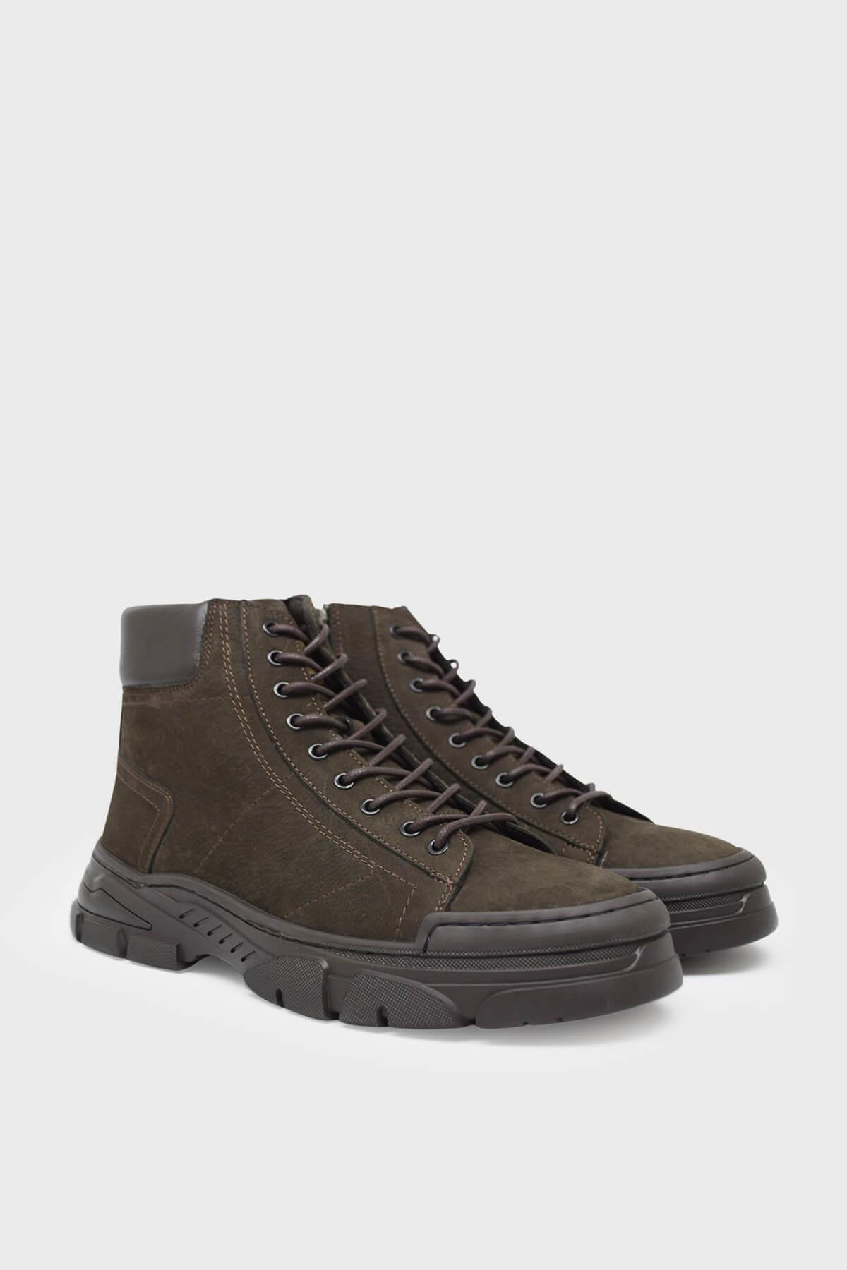 Gossi Erkek Casual Nubuk Deri Bot Kahve GSI1268
