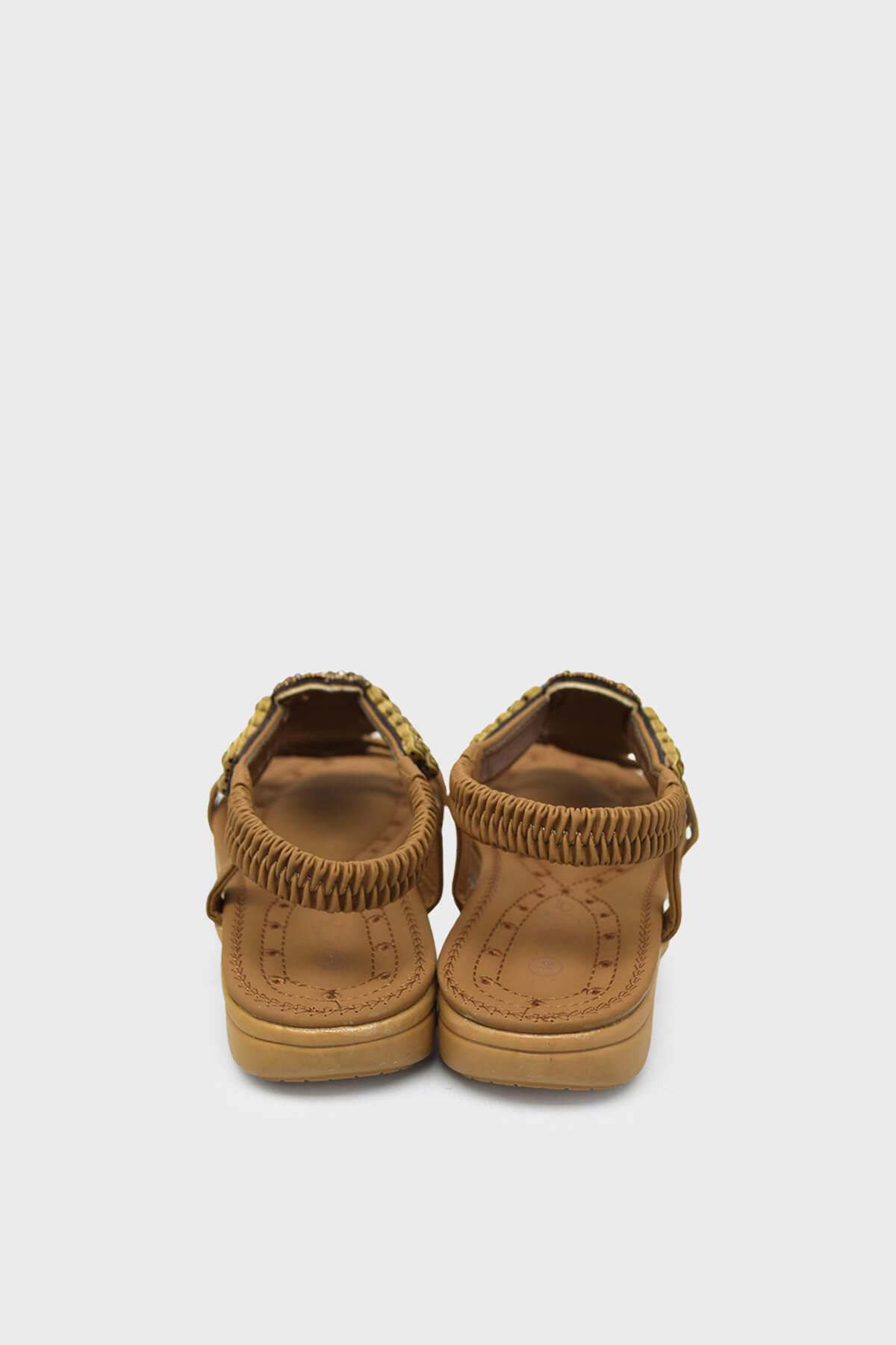 Guja Kadın Günlük Taşlı Sandalet Camel BLG120-16