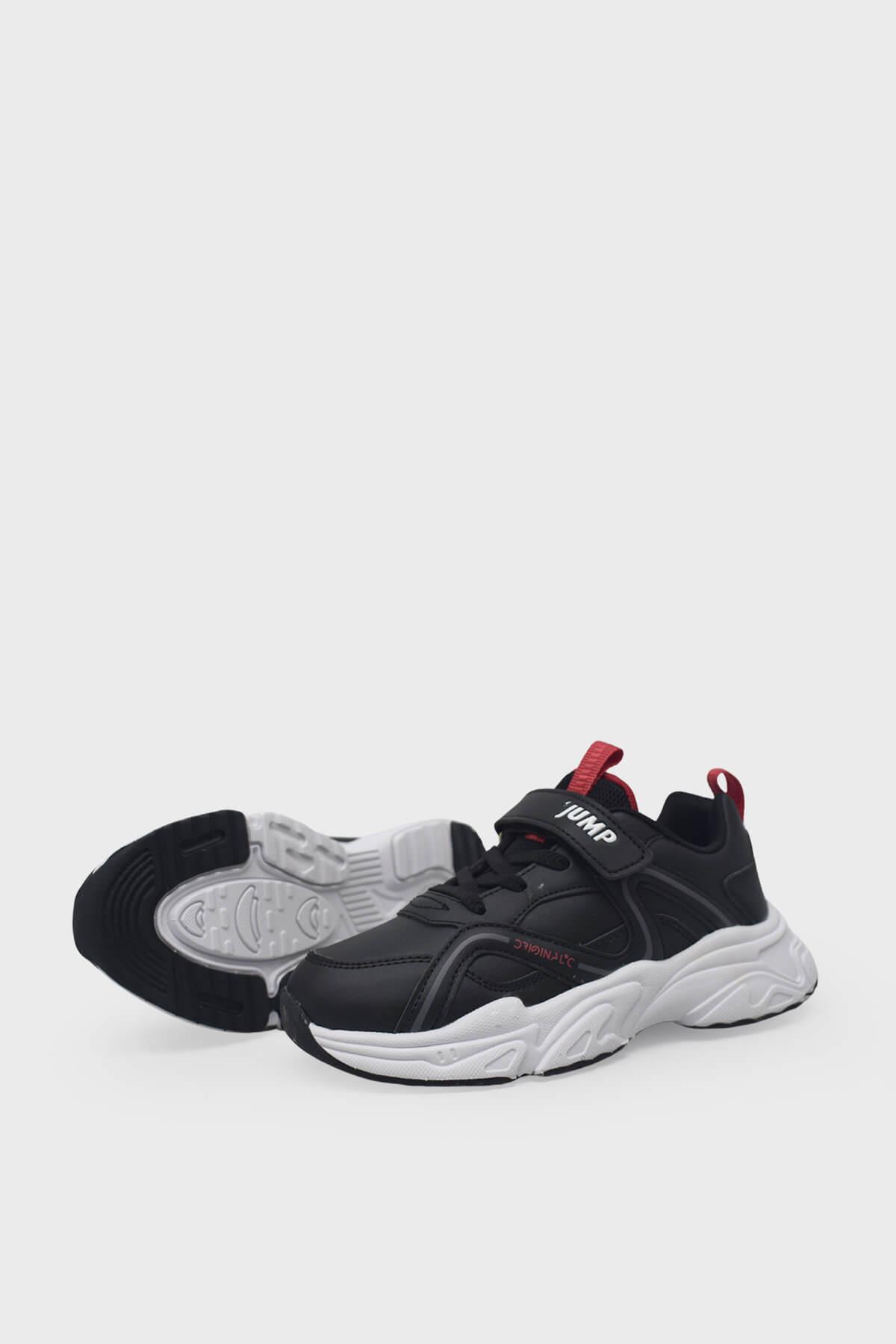 Jump Unisex Çocuk Cırtlı Spor Ayakkabı Siyah JM29603