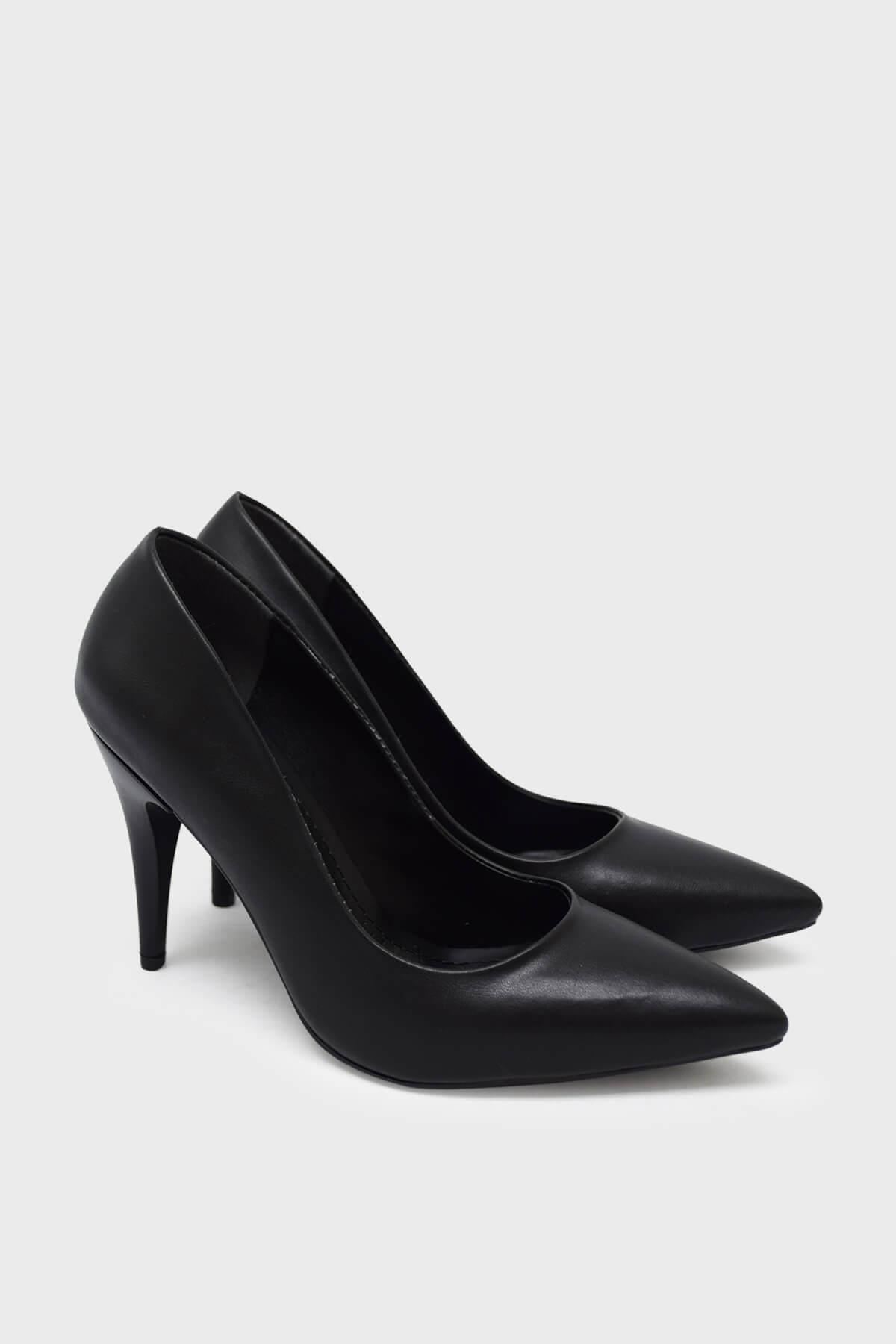 Kanuga Kadın Yazlık İnce Topuk Stiletto Siyah LPA1501