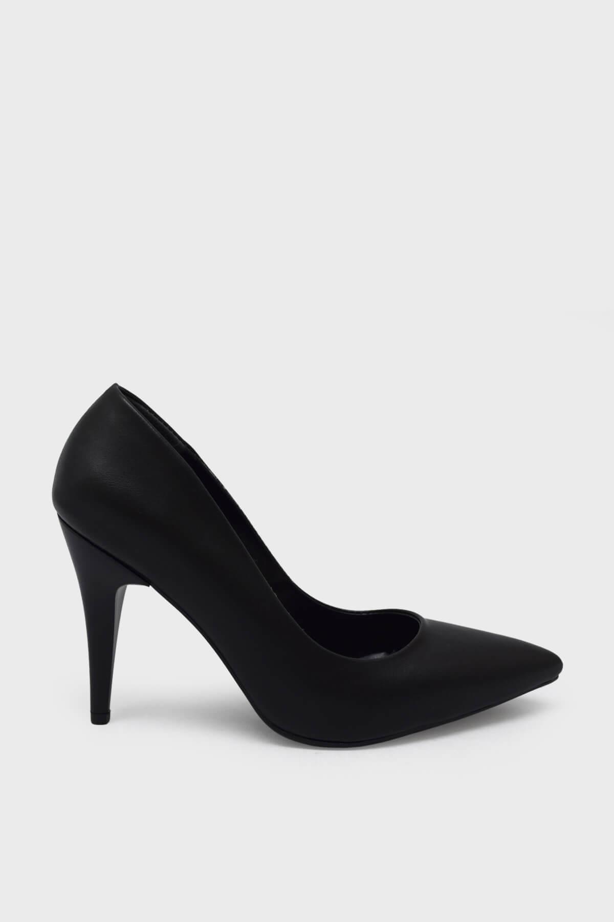 Kanuga Kadın Yazlık İnce Topuk Stiletto Siyah LPA1501