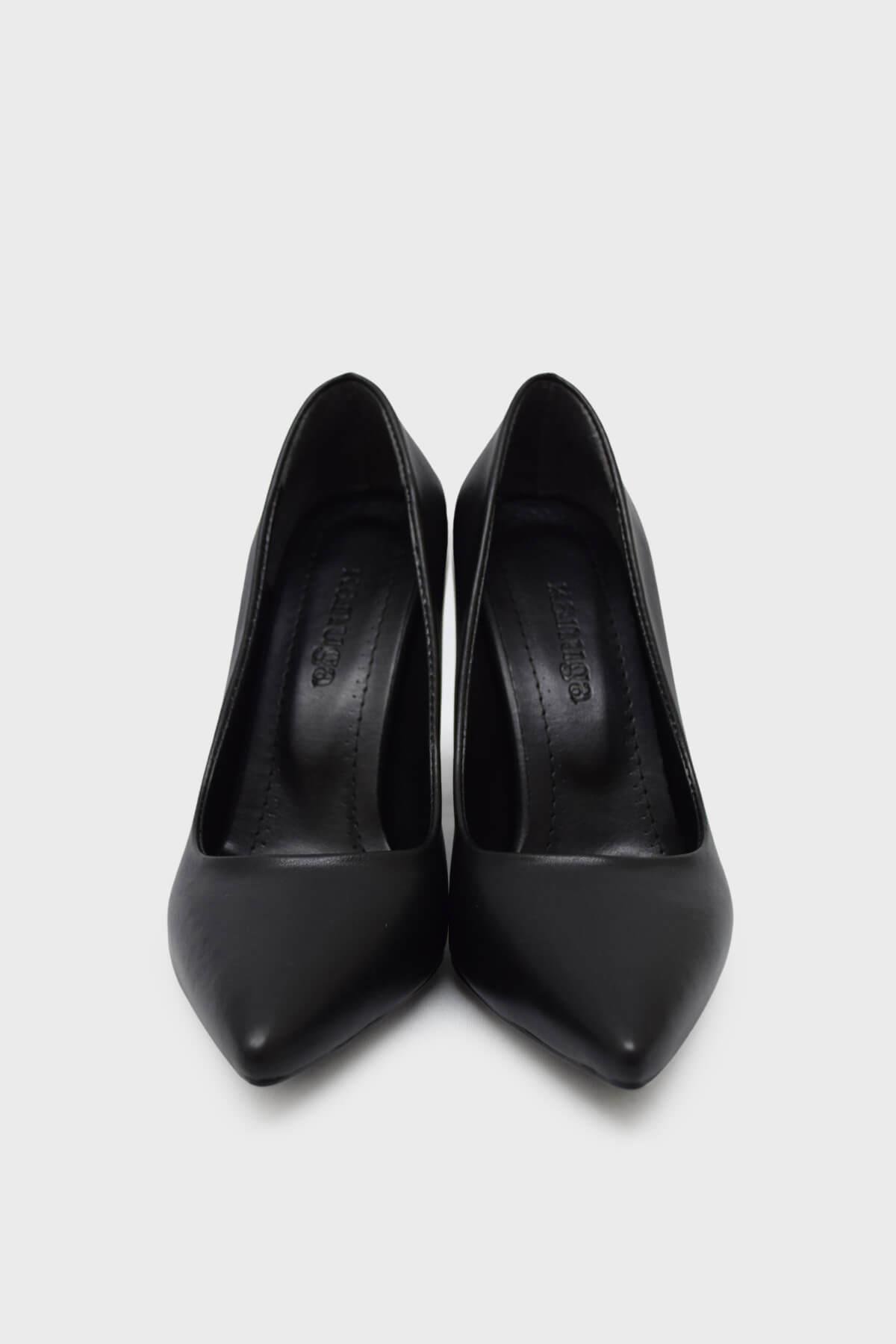 Kanuga Kadın Yazlık İnce Topuk Stiletto Siyah LPA1501