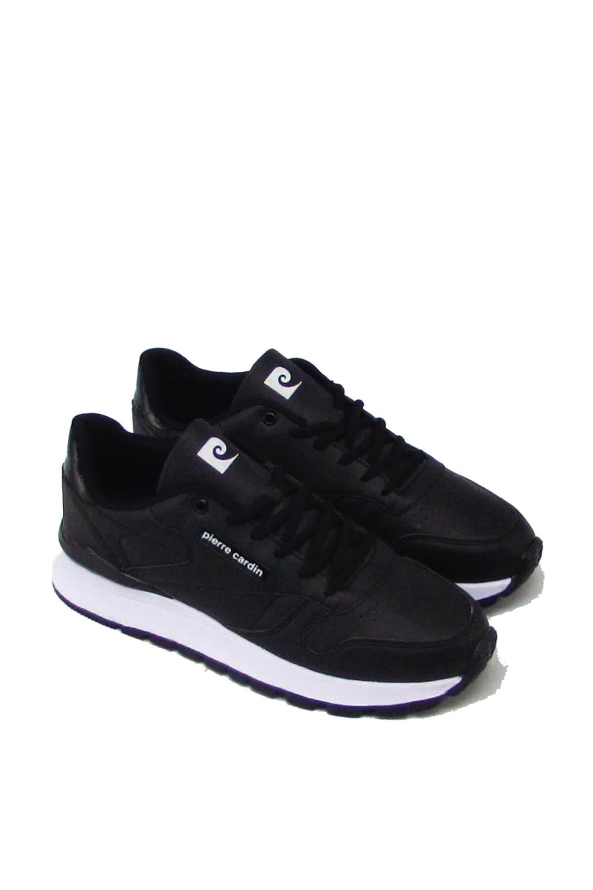 Pierre Cardin Erkek Spor Ayakkabı Siyah Beyaz PC-31082