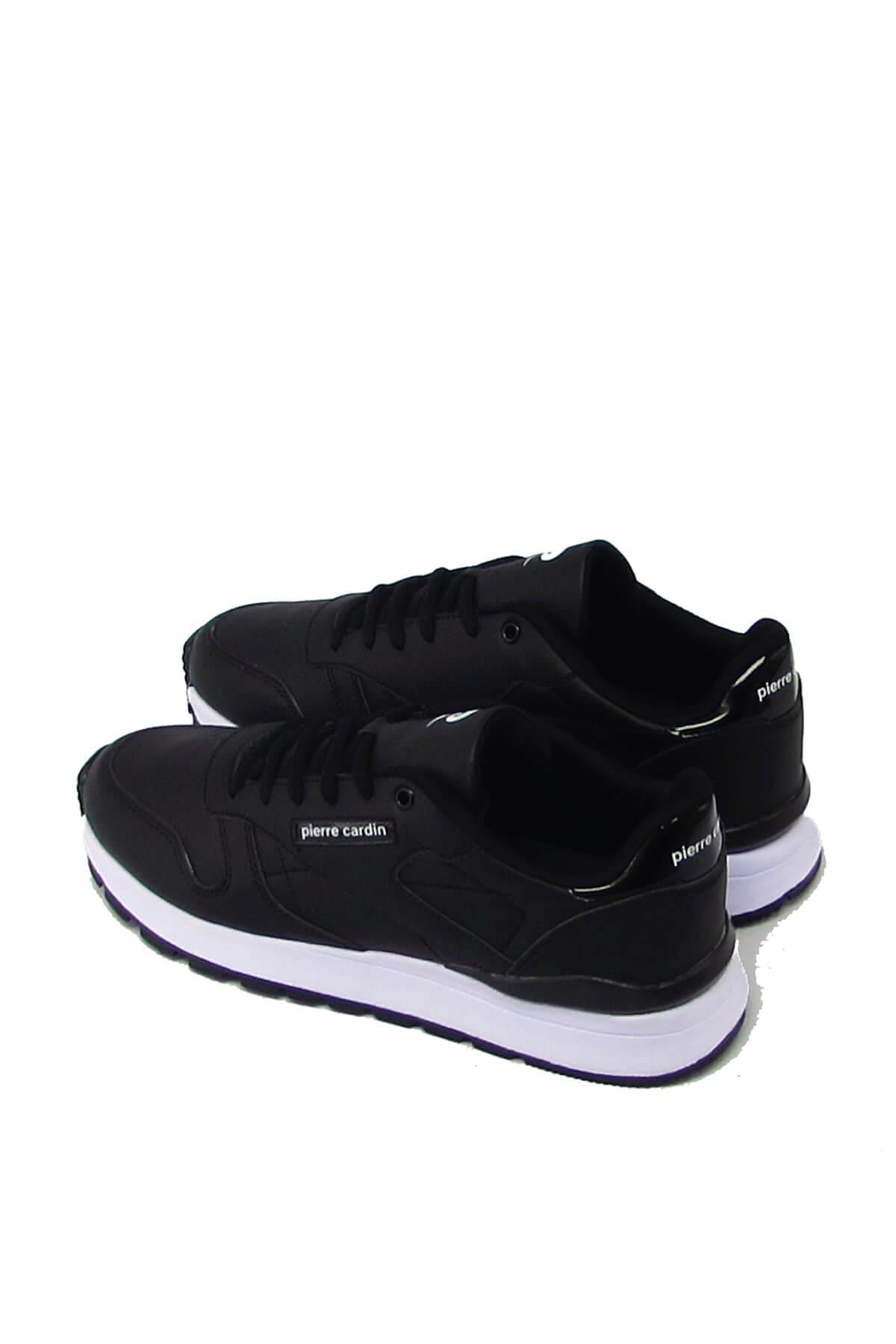 Pierre Cardin Erkek Spor Ayakkabı Siyah Beyaz PC-31082