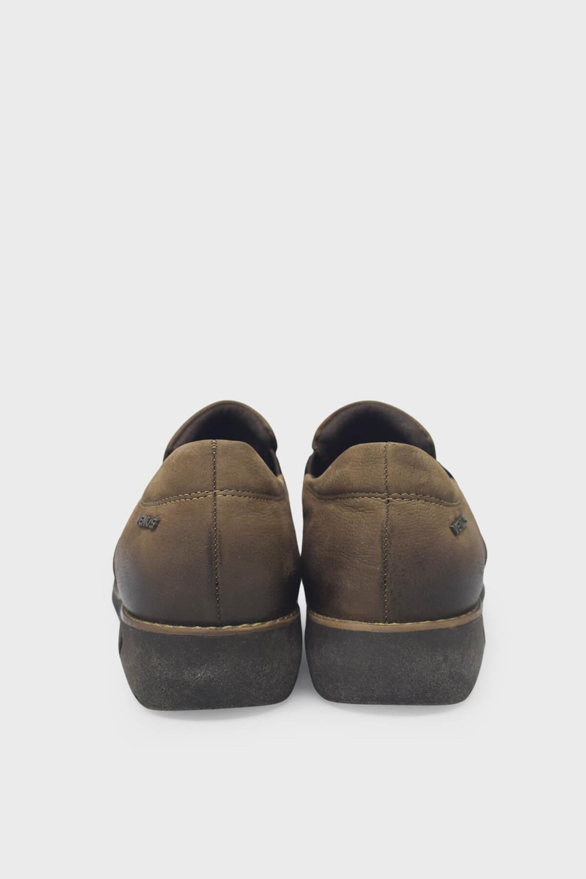 Venüs Kadın Comfort Deri Ayakkabı Vizon Nubuk VNS1953714K