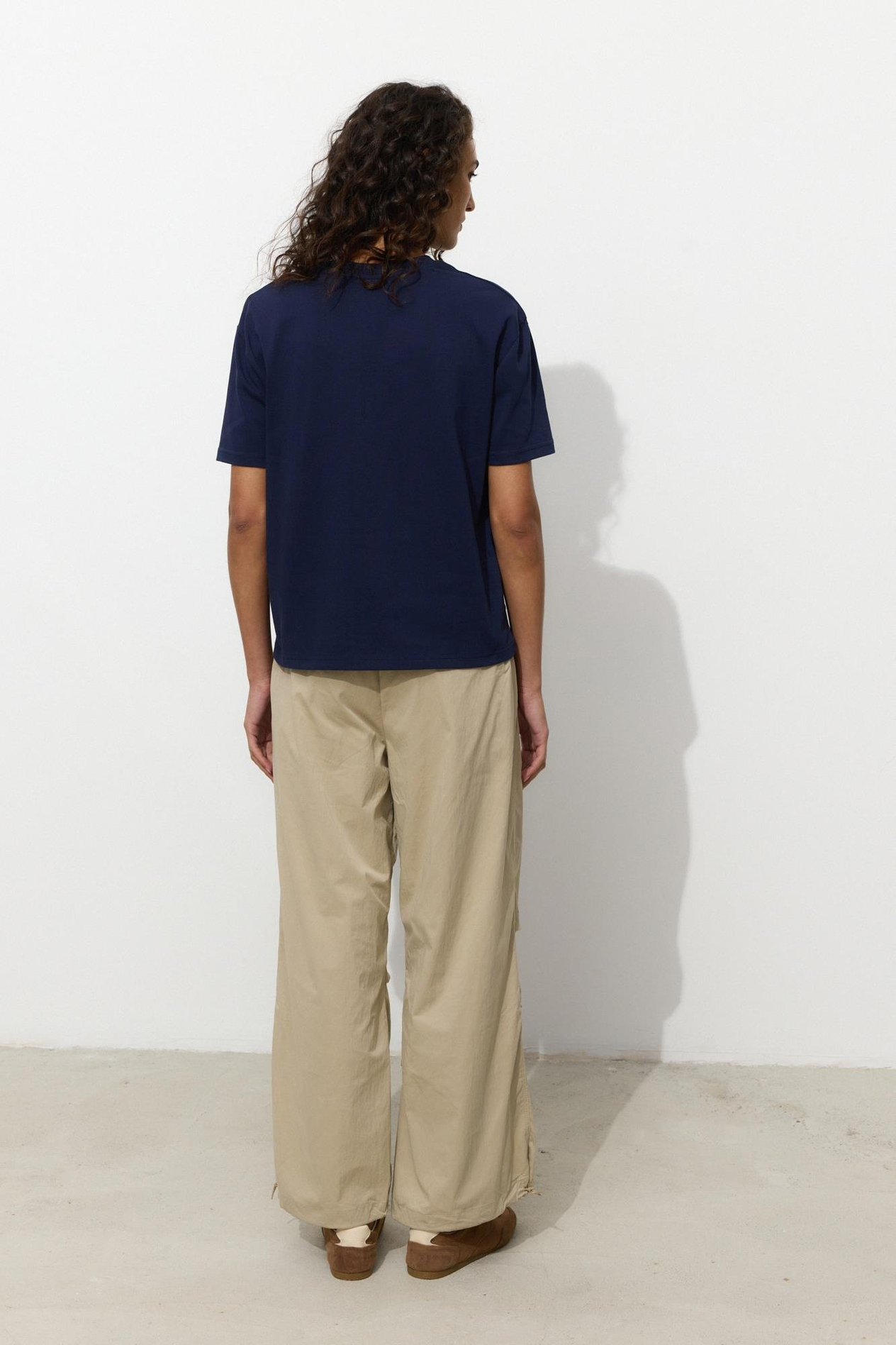 Lacivert Basic T-Shirt