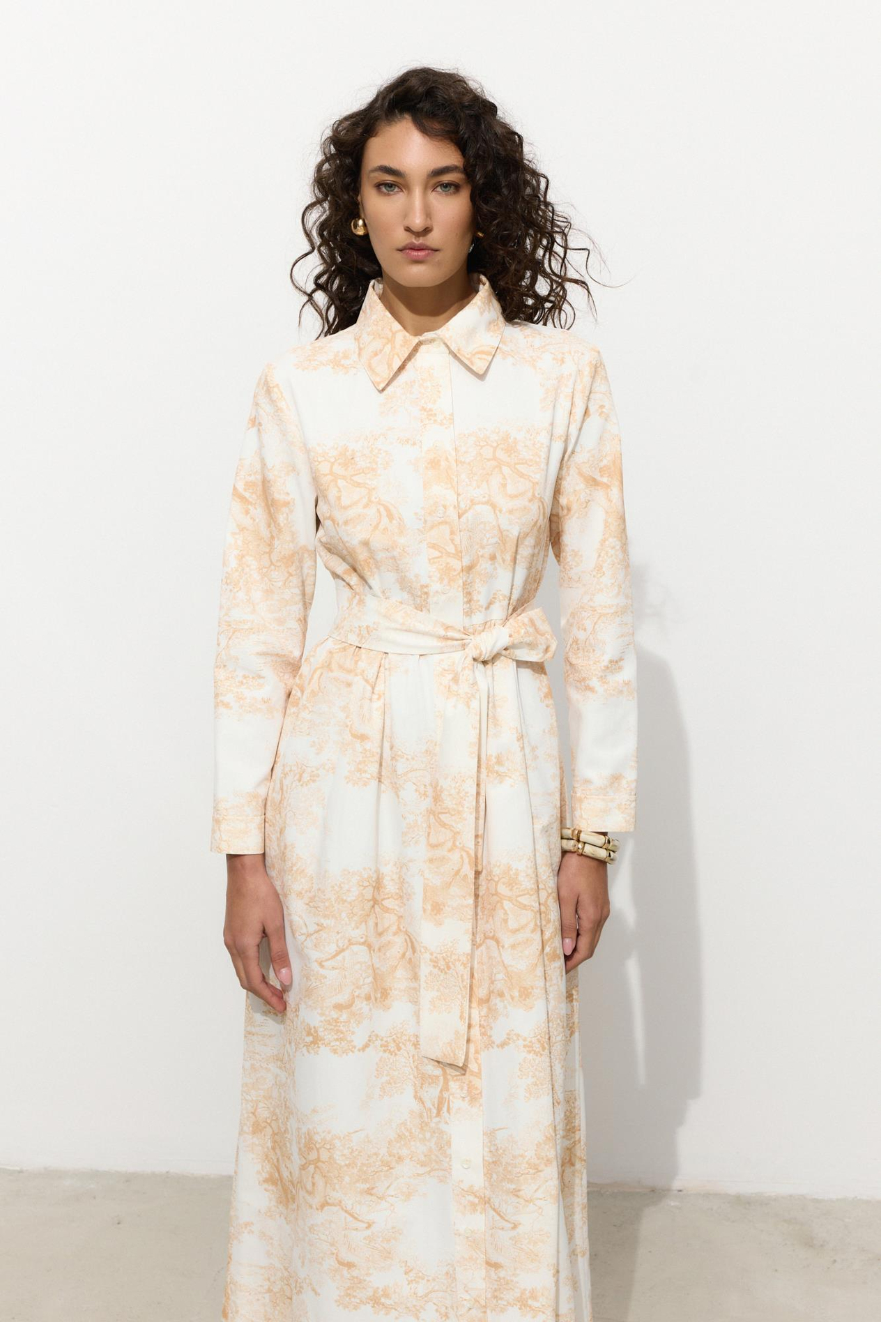 Lady Cotton Sarı Elbise