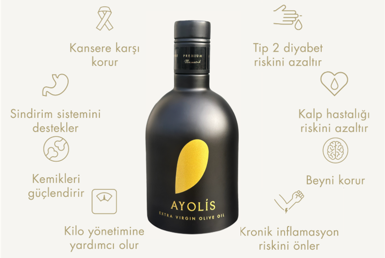 Ayolis zeytinyağı 8 fayda görseli