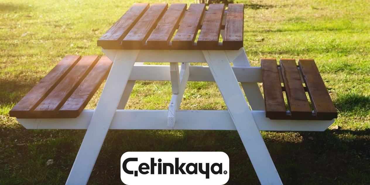 ahşap piknik masası