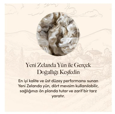 Saf Yeni Zelanda Yünü