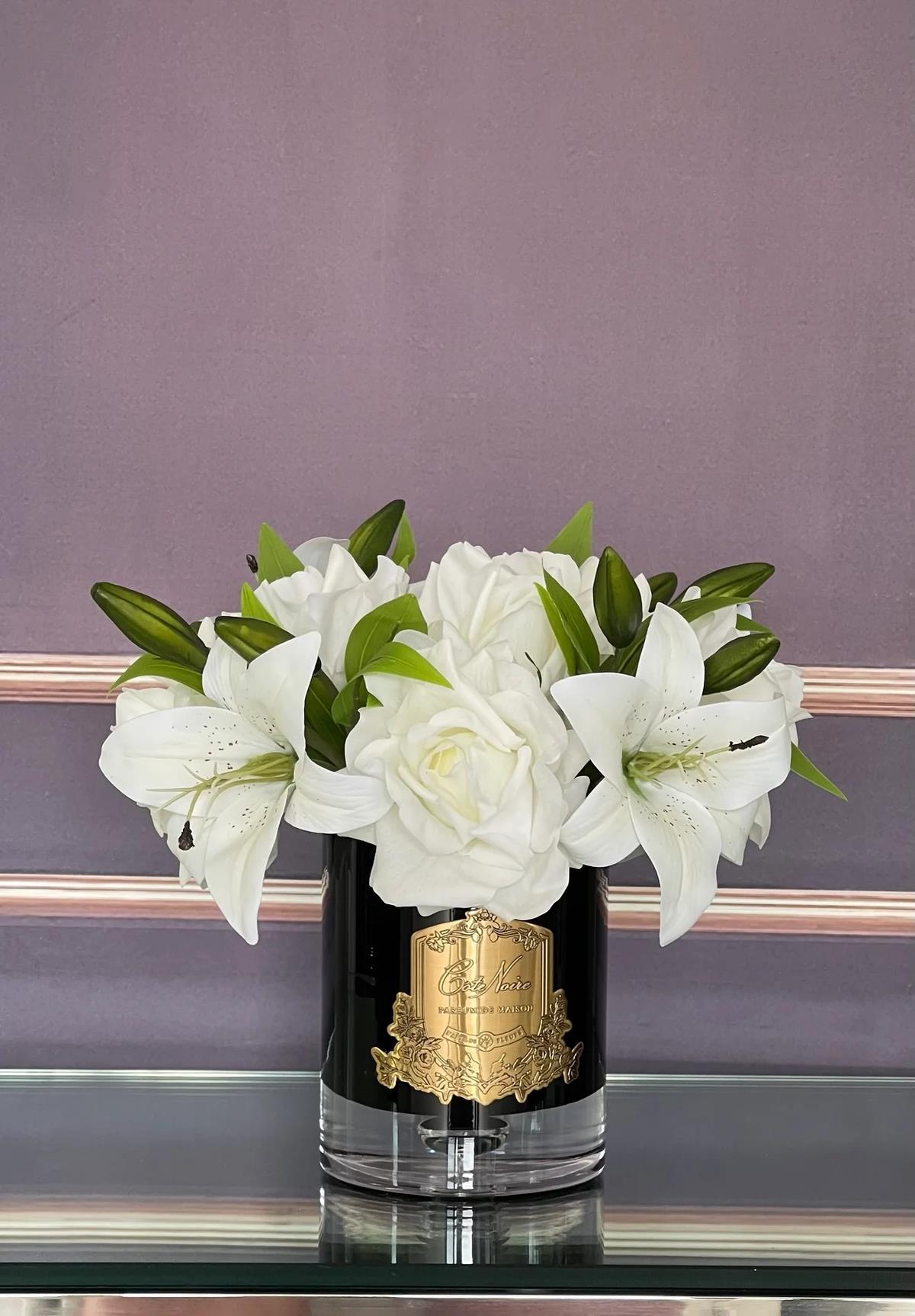 Cote Noire Luxury Lilyum & Gül Beyaz Gül