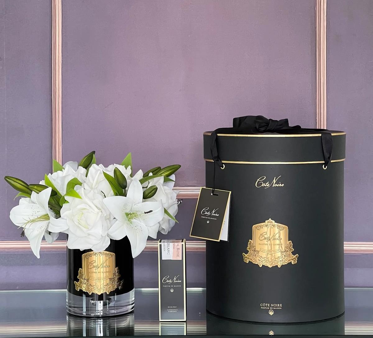 Cote Noire Luxury Lilyum & Gül Beyaz Gül