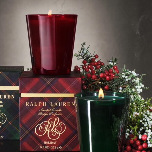 yılbaşı mumları holiday red