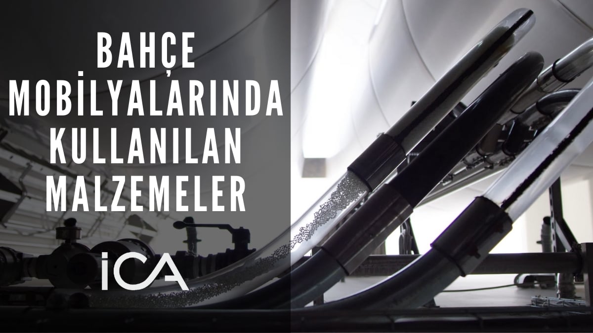 bahçe mobilyalarında kullanılan malzemeler