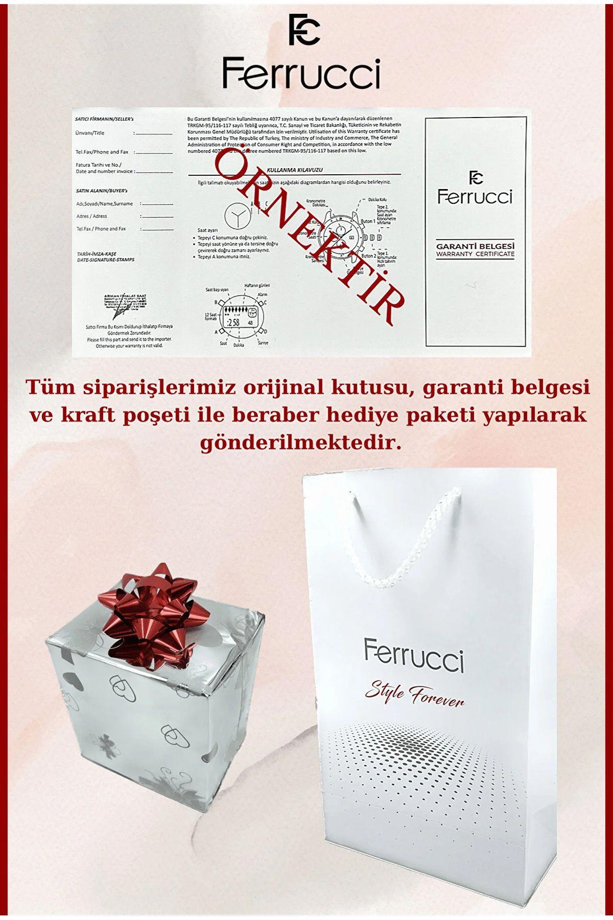 Function Fonksiyonlu Gümüş Renk 3 Atm Su Geçirmez Çelik Kordon Erkek Kol Saati