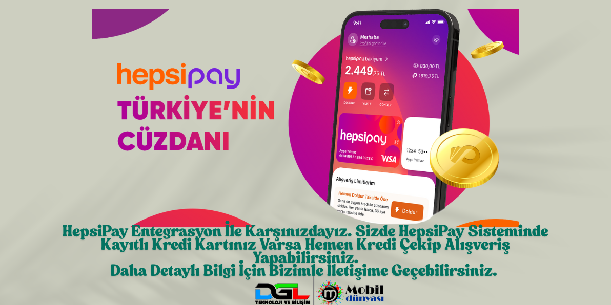 HepsiPay ile Alışveriş İmkanı
