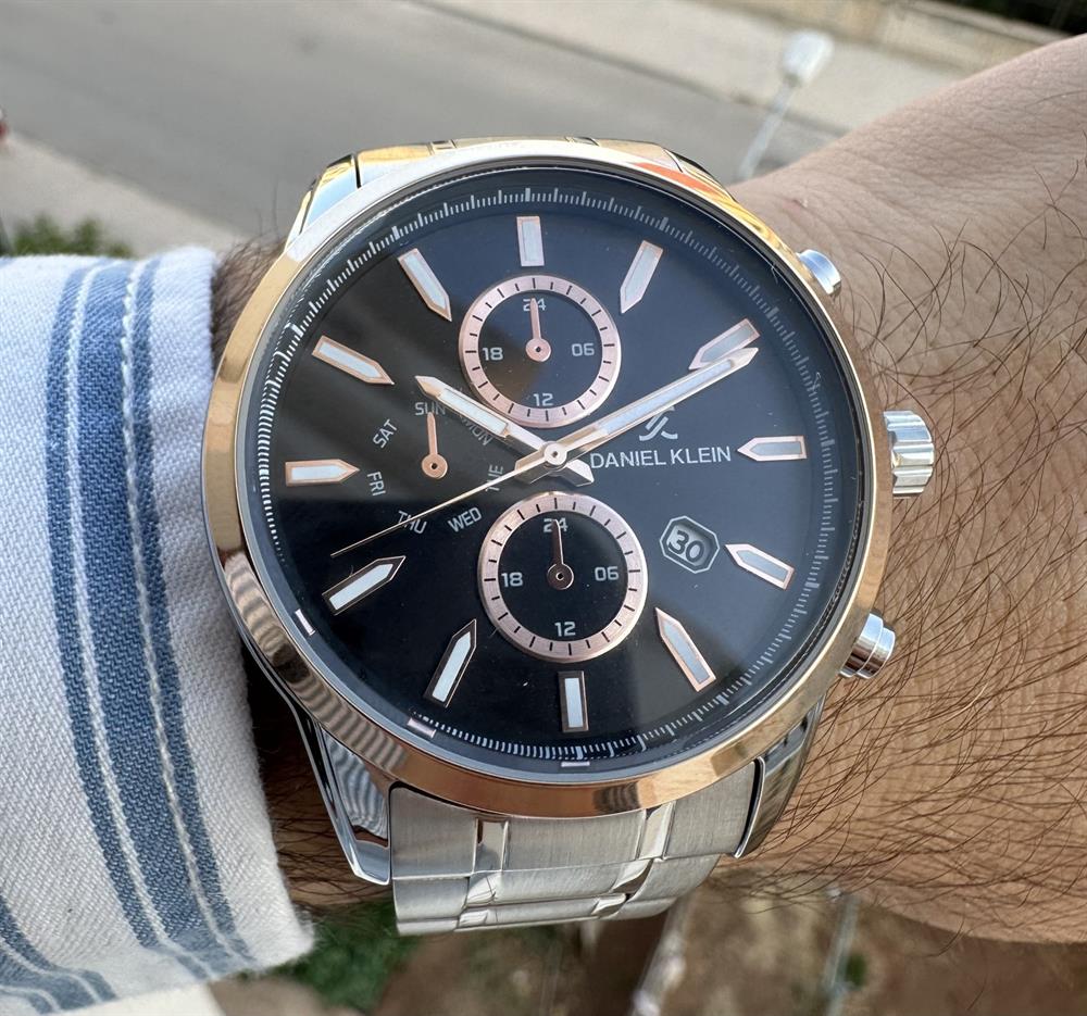 Daniel Klein Yeni  Model Erkek Gümüş İçi Mavi Renk Kol Saati + 3 RENK
