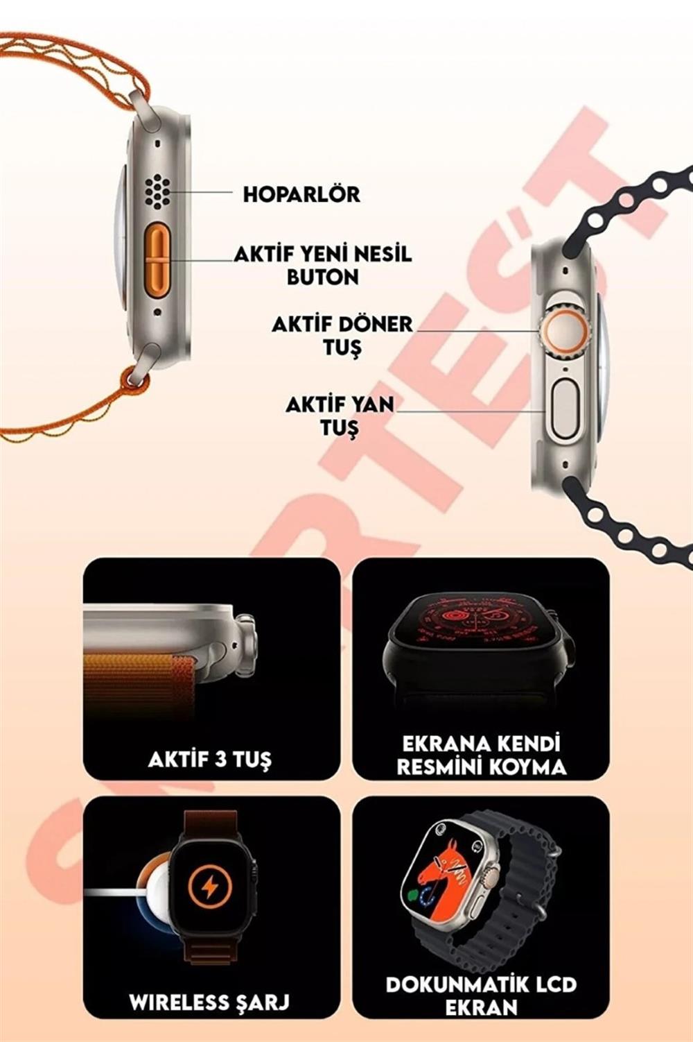 FERRO ULTRA YENİ SEZON AKILLI SAAT - Son Teknoloji Orjinal Garantili Akıllı Saat