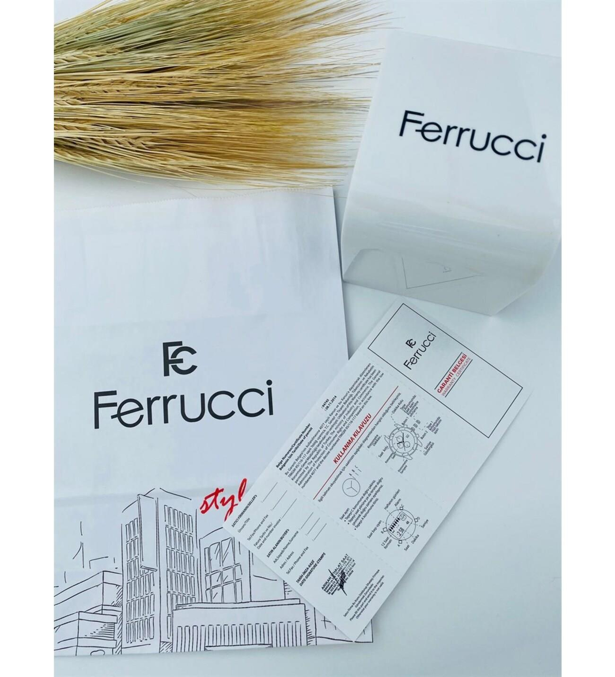 Ferrucci Bayan Kol Saati + Altın Renk Orjinal 2 Yıl Garantili