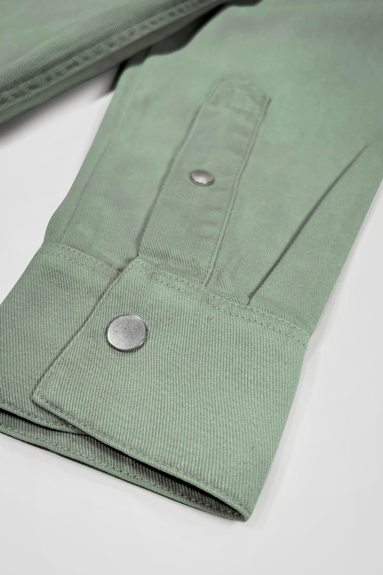 Çıtçıtlı Regular Fit Yıkama Desenli Erkek Gömlek